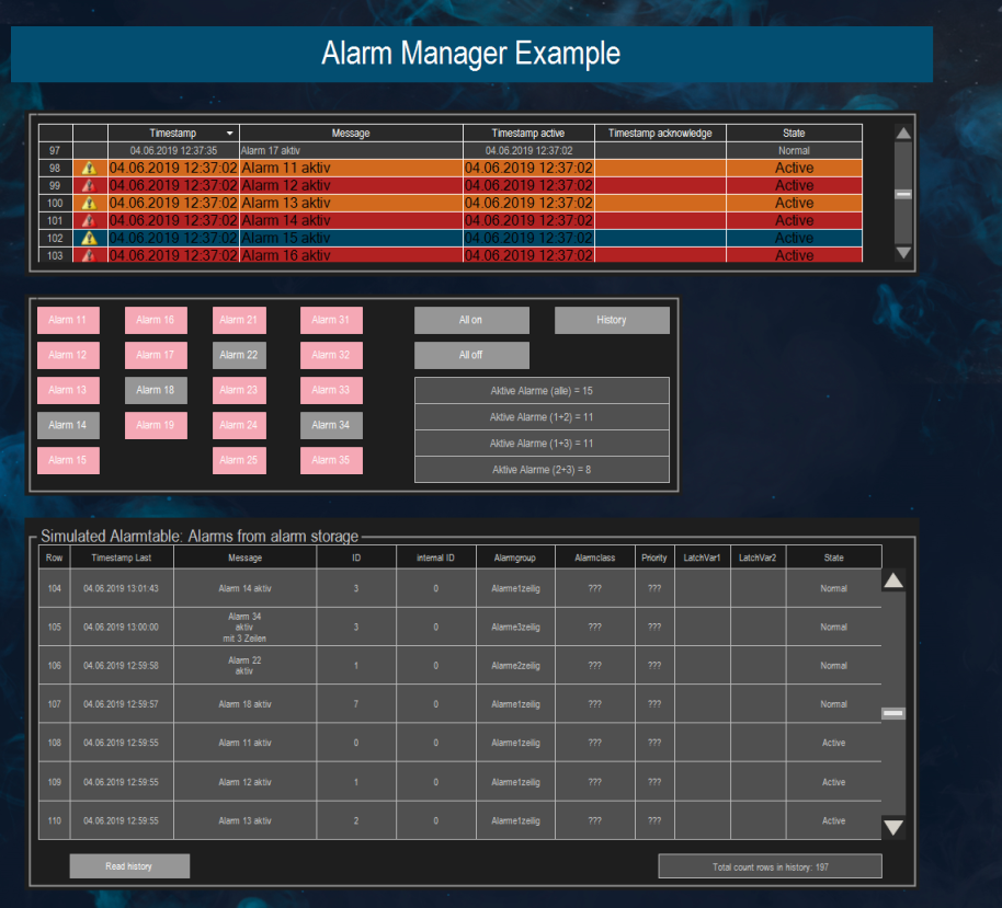 Example AlarmManager